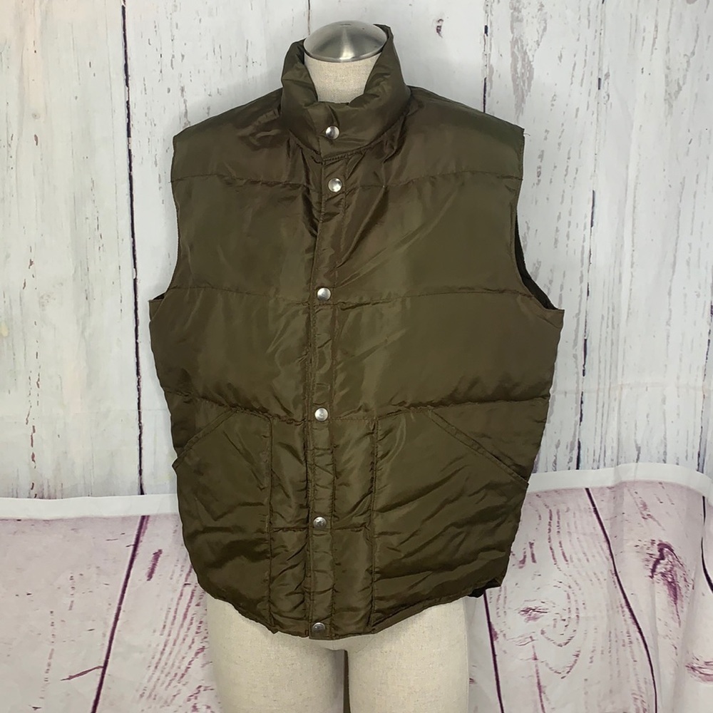 Vintage Down Fill Country USA Denver Vest M